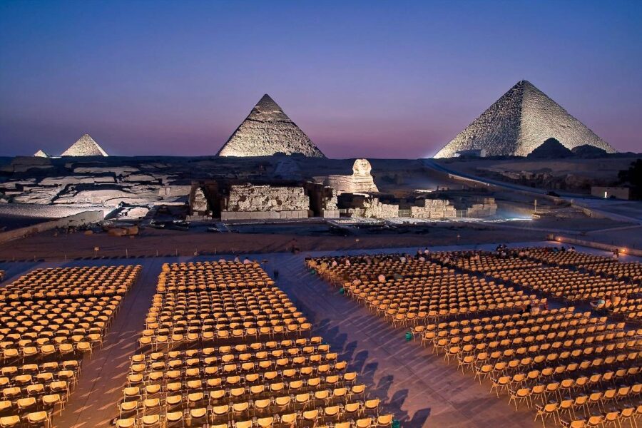Spettacolo Suoni e Luci alle Piramidi di Giza