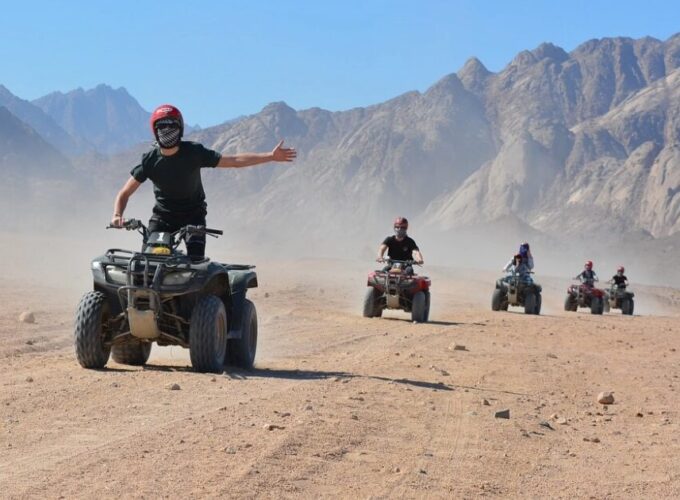Moto Safari in Quad al tramonto da Makadi Bay